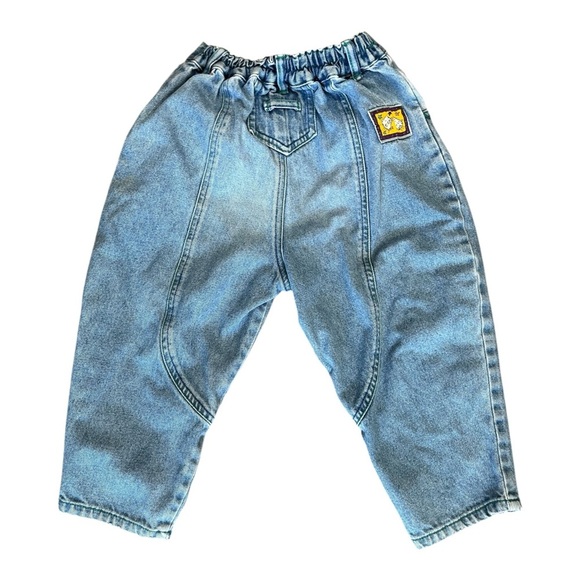 Vintage Y2K denim balloon pants with patches - Picture 5 of 6